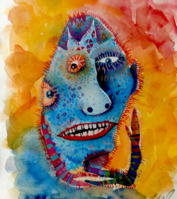 ARTwork: Walter de Meijer (AT) | SELECTed . 24 - Aquarell mit diversen Fineliner | Format: A4 auf Papier | Preis: 100,00€ je Blatt