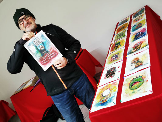 ARTworks: Walter de Meijer (AT) - Aufbau der popUP Ausstellung