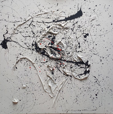 ARTwork: Daniel Knopfhart (AT) - Titel: Limitless (2024) | Actionpainting: 100x100cm | 600,00€
