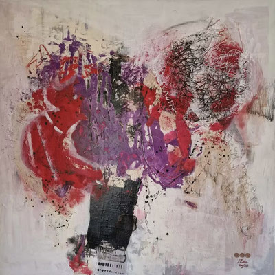 ARTwork: Laura Kälin (CH) | SELECTed . 20 | Bouquet, 100x100cm