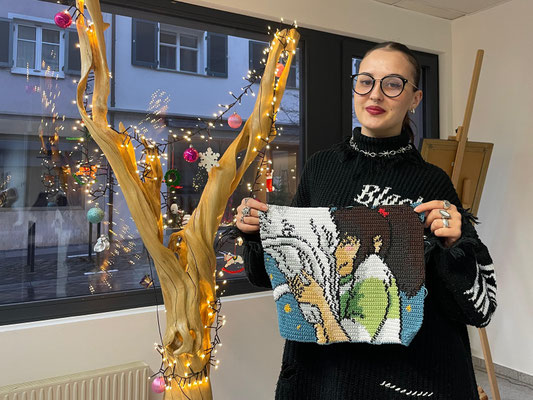 ARTworks: Florentina Ender (AT) - Aufbau der popUP Ausstellung