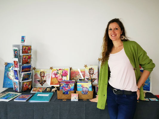 ARTworks: Amelie Monira Egenolf (DE) - Aufbau der popUP Ausstellung
