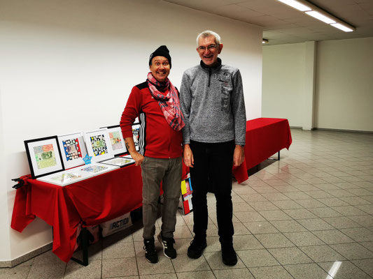 ARTworks: Heinz Rainer Fuchs (DE) - Aufbau der popUP Ausstellung