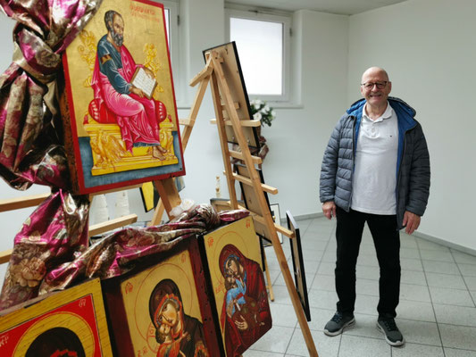 ARTworks: Kurt Bonner (AT) - Aufbau der popUP Ausstellung