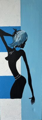 ARTwork: Stefanie Dorner (AT) - Titel: Ohne | Acryl auf Leinwand: 30x70cm | 30,00€