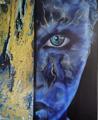 ARTwork: Melitta Ratz (AT) - Titel: Goldmarie | Acryl auf Leinwand: 80x100cm | 980,00€