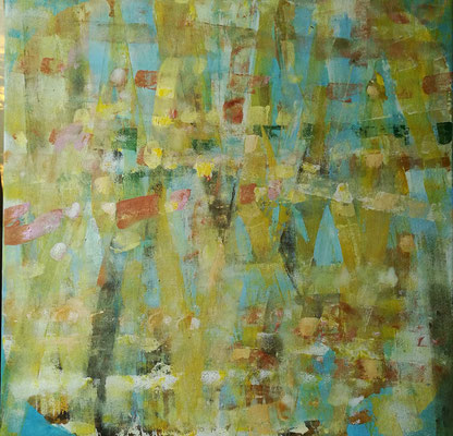 Abstrakt, Herbst-01, Acryl, 80x80, € 200,00