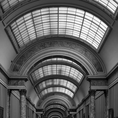 Flur im Louvre, Paris; Foto: Thomas Fuchs