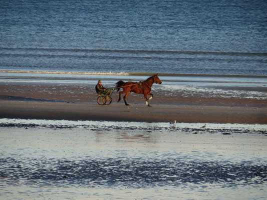 Cabourg: entrainement sur la plage