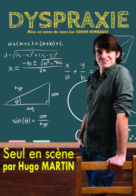 Samedi 4 mai - 15h au foyer: "Dyspraxie" de et avec Hugo Martin - entrée libre au chapeau