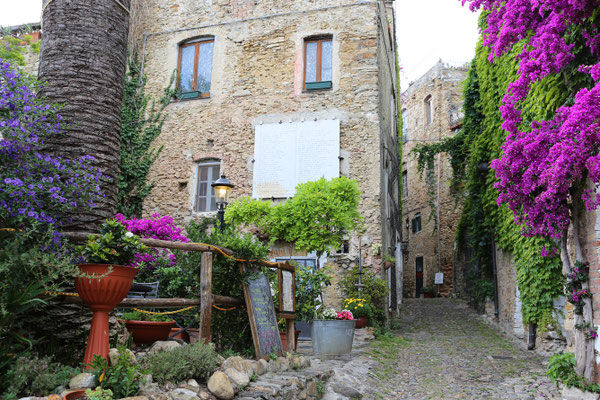 Durch diese hohle Gasse noch in ... Bussana Vecchia