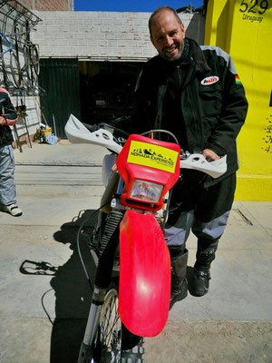 Ich bin schon ganz heiss, mit meiner Honda XR400R!