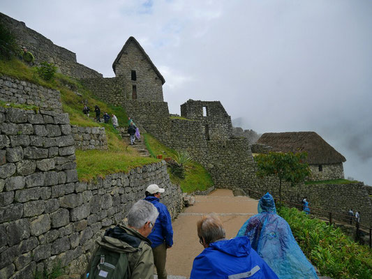 Der erste Anblick von Machu Picchu.