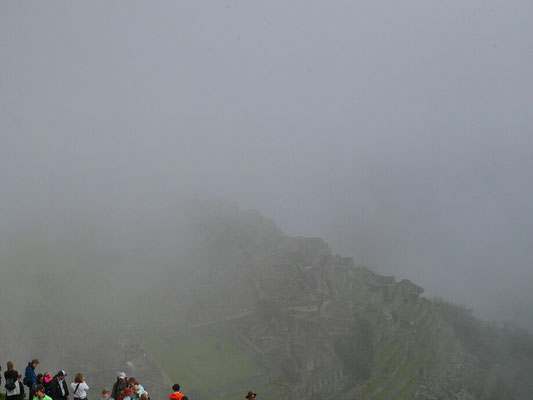 Von Machu Picchu nicht viel zu sehen.
