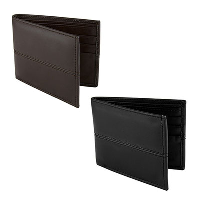 Código W 650 -CARTERA IMERETI- Organizador de tarjetas y credenciales. Compartimento doble para billetes. Material: Piel Corte Vacuno / Forro Textil. Tamaño: 10.2 x 8.5 cm.