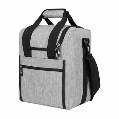 Código   SIN 515   LONCHERA BANGALORE (Interior metalizado plastificado. Bolsa frontal con cierre.).   Material:  Poliéster - Tamaño:  23.5 x 30 x 19 cm