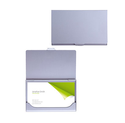 Código O 015 CARD Tarjetero de aluminio. Material: Aluminio. Medidas del producto Alto: 6.0 cm. Ancho: 9.3 cm.