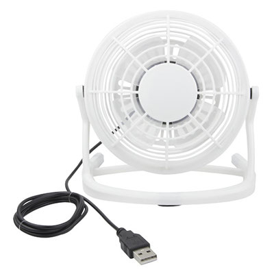 Código LAP 008 -VENTILADOR HAVA-  Mini ventilador con cable USB.  Material: Plástico.  Tamaño: 14 x 14 cm .