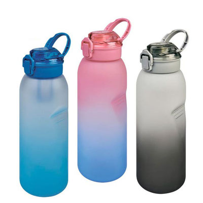 CODIGO ANF 073 Tapa de plástico con cierre de rosca y boquilla, sobretapa push con botón de seguridad y asa plegable. MATERIAL PLASTICO. MEDIDA: 9.5 X 29 CM CAPACIDAD 1500 ML 