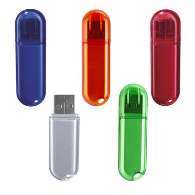 Código USB 013 -USB ARGOS- Tapa translúcida. Incluye caja individual, 4GB. Material: Plástico.  Tamaño: 1.8 x 6 cm.
