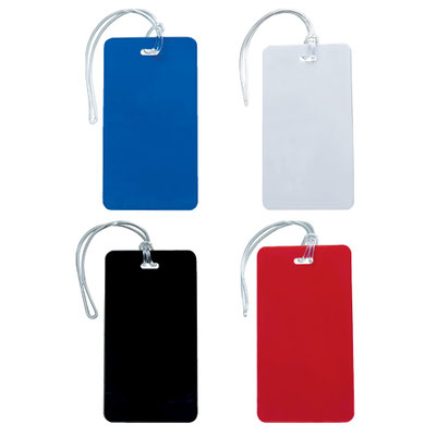 Código PRO 115 -IDENTIFICADOR DE MALETAS ARMSTRONG- Incluye papel para datos y correa de plástico. Material: Plástico.  Tamaño: 6 x 11 cm.