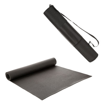 Código TL 025 DALAI Tapete de yoga de 5 mm de grosor. Incluye funda. Material: PVC / Poliéster. Medidas del producto Alto: 62.0 cm. Ancho: 173.0 cm.