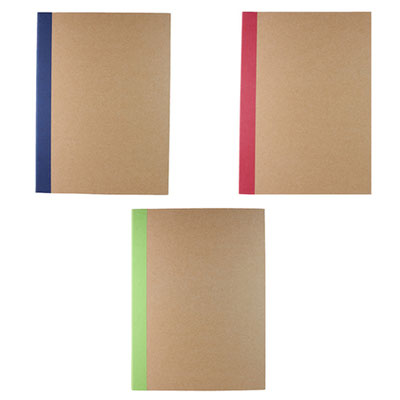 Código M 80230 A  .  CARPETA SKIN (Carpeta ecológica. Incluye block de raya tamaño A4 con 30 hojas, bolígrafo y notas adheribles.) Material:  Cartón / Papel reciclado. Tamaño: 23 x 31 cm.