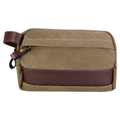 Código SIN 157   NECESER BRAGANZA (Neceser con asa, bolsa principal con cierre y compartimento interno.)   Material:  Canvas / Curp iel.    Tamaño:  21 x 15 x 10 cmTamaño:  