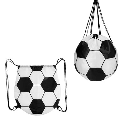 Código BL 131 LOZANO Morral de poliéster con diseño de balón de soccer. Material: Poliéster. Medidas Alto: 42.0 cm. Ancho: 39.0 cm.