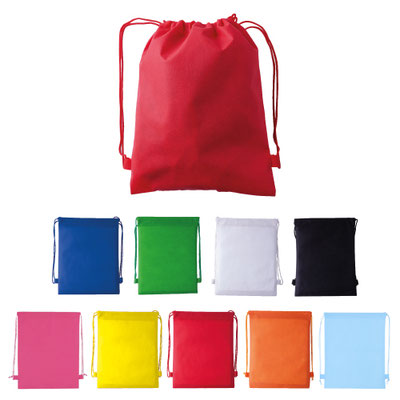 Código BL 002 DUCK Morral ecológico cosido con cordón. Material: Non Woven. Medidas Alto: 41.0 cm. Ancho: 33.0 cm.