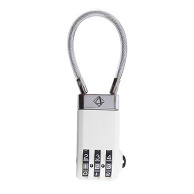 Código BLQ 001 3  -Candado Llavero-  candado para USB para proteger información y candado para maleta. Combinación de 3 dígitos. No incluye USB. Material: Plástico.  Tamaño:4.3 cm .  