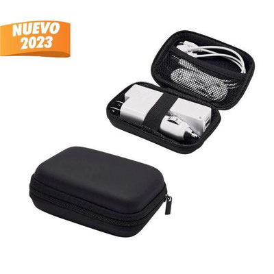 Código SET 055 - Incluye batería auxiliar de 2,600 mAh, cargador para automóvil, cargador de pared, audífonos, cable cargador USB 3-en-1 (micro USB, tipo C y lightning) y estuche.   Material: Plastico.  Tamaño:    10.5 x 7 cm