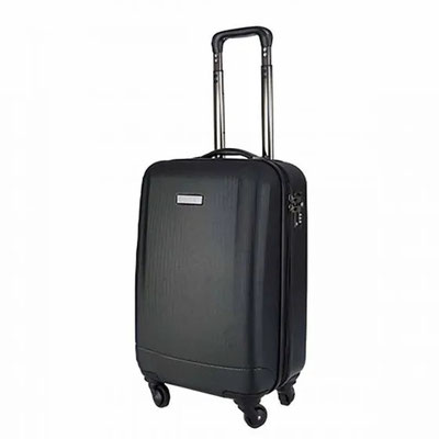 Código  SIN 905  MALETA VENECIA (Maleta trolley 4 ruedas. Incluye 4 compartimentos interiores, placa metálica removible para fácil grabado y candado de seguridad TSA con combinación de 3 dígitos. ) Material: Estireno / Poliéster. Tamaño:   34 x 47 x 22 cm