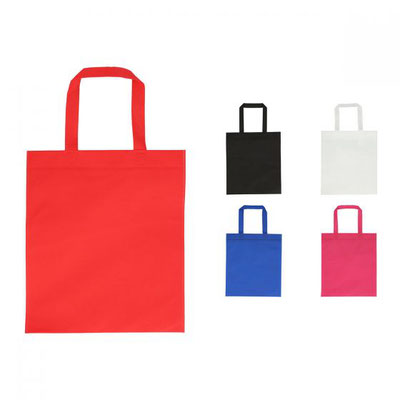 CÓDIGO SIN 212 Bolsa sin fuelle con asas. Sellada a calor. Material Non Woven.  Medida 30 x 34 cm