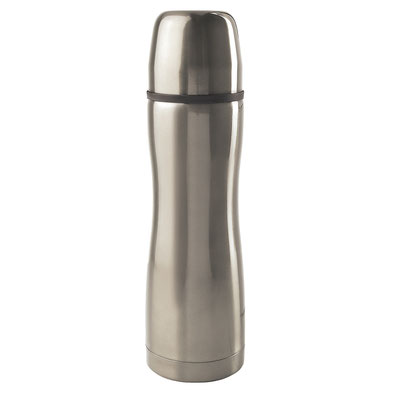 Código TMF 06 TERMO SILHOUETTE Doble pared. Incluye válvula de seguridad. Cerrado al vacío. Material:  Acero Inoxidable. Tamaño:  7.1 x 25 cm. Capacidad 500 ml.