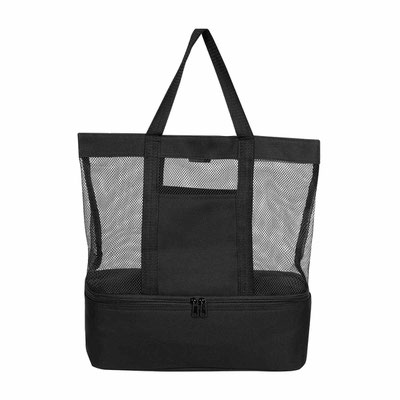 Código  SIN 155 LONCHERA LITUANIA (2 Bolsas frontales. Compartimento superior con cierre, interior metalizado y compartimento pequeño con red.)   Material:  Poliéster.  - Tamaño:  34 x 36 x 10 cm