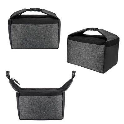 Código  SIN 268 HIELERA TRUCKS   Interior plastificado. Bolsa frontal y agarradera con broche de plástico.   Material:  Poliéster  - Tamaño:   27 x 16 x 15 cm
