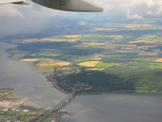 Schottland von oben.