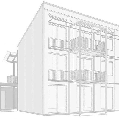 Modulares Holz Sonnenhaus