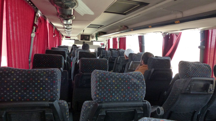 Notre bus pour l'aller à Essaouira