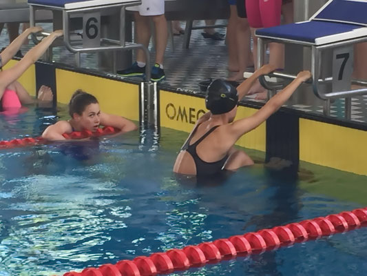 Joelle beim Start...