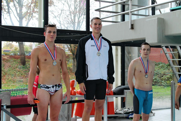 Mike holte sich Bronze im Finale über 100R hinter Jacob Heidtmann und Jonah Kilian Sumfleth© Alexander Stein