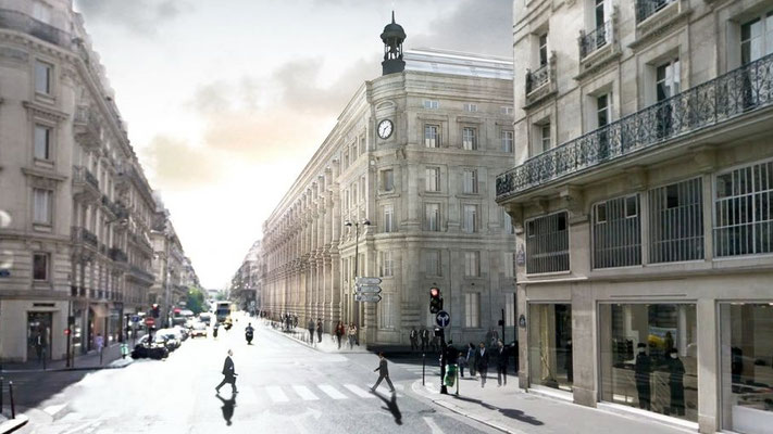 La Poste du Louvre / Paris 2ème / © Dominique Perrault Architecture