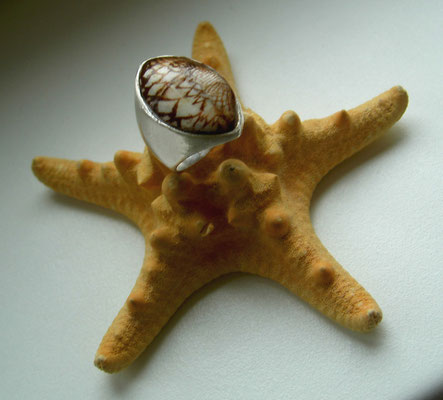 SELF-MADE SHELL RING