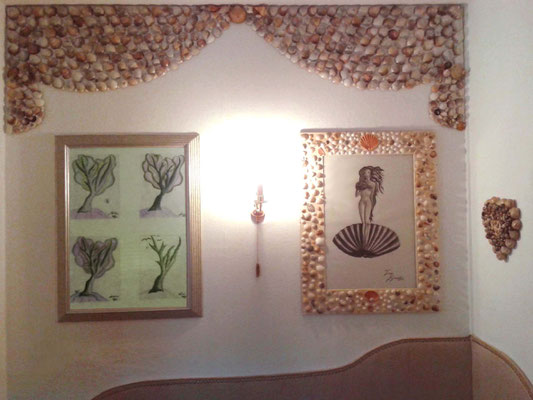 Hand-made SHELL CURTAIN