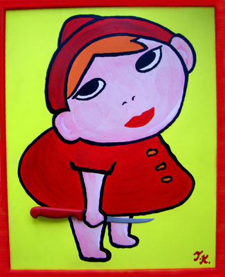 My interpretation of Yoshimoto's THE GIRL WITH THE KNIFE