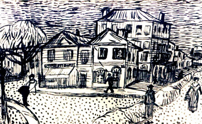 My interpretation of Van Gogh's HOUSE IN ARLES