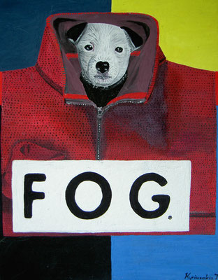 FOG (painting of collage)