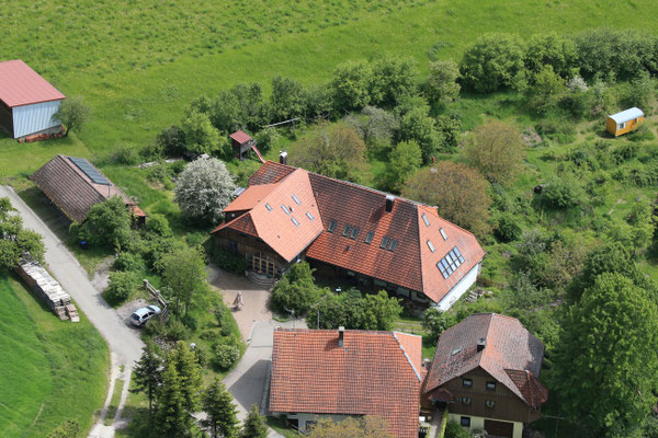 Hof Wegwarte Luftbild