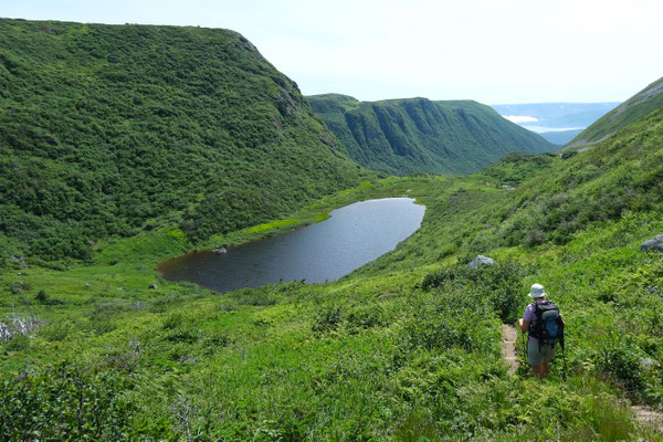 wunderschöner Abstieg vom Gros Morne